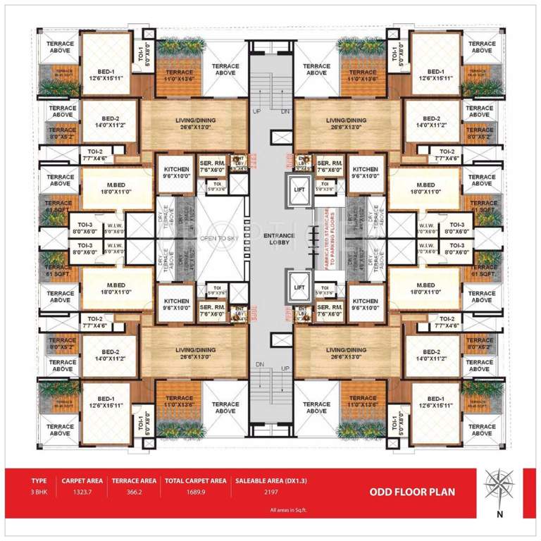  terraza Images for Cluster Plan of Sanskruti Terraza