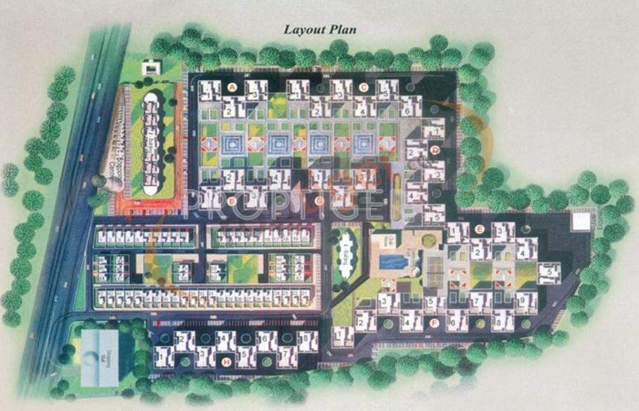 hermes heritage phase 1 Images for Layout Plan of Ramesh Builders Hermes Heritage Phase 1