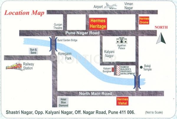  hermes-heritage-phase-1 Images for Location Plan of Ramesh Builders Hermes Heritage Phase 1