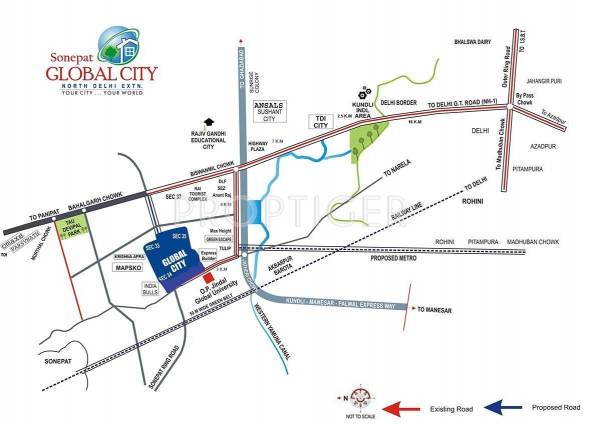 Images for Location Plan of Jindal Global City Plots Images for Location Plan of Jindal Global City Plots