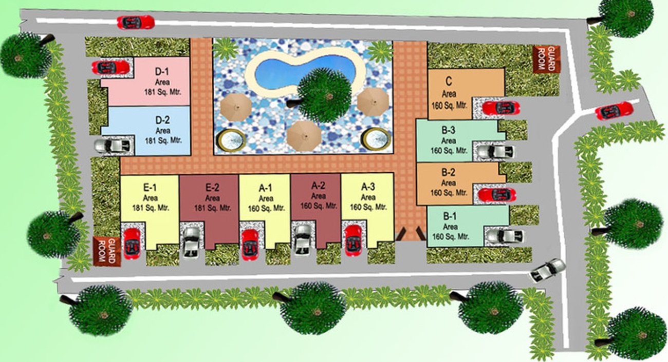 Images for Layout Plan of Nirvana Whispering Woods Villas