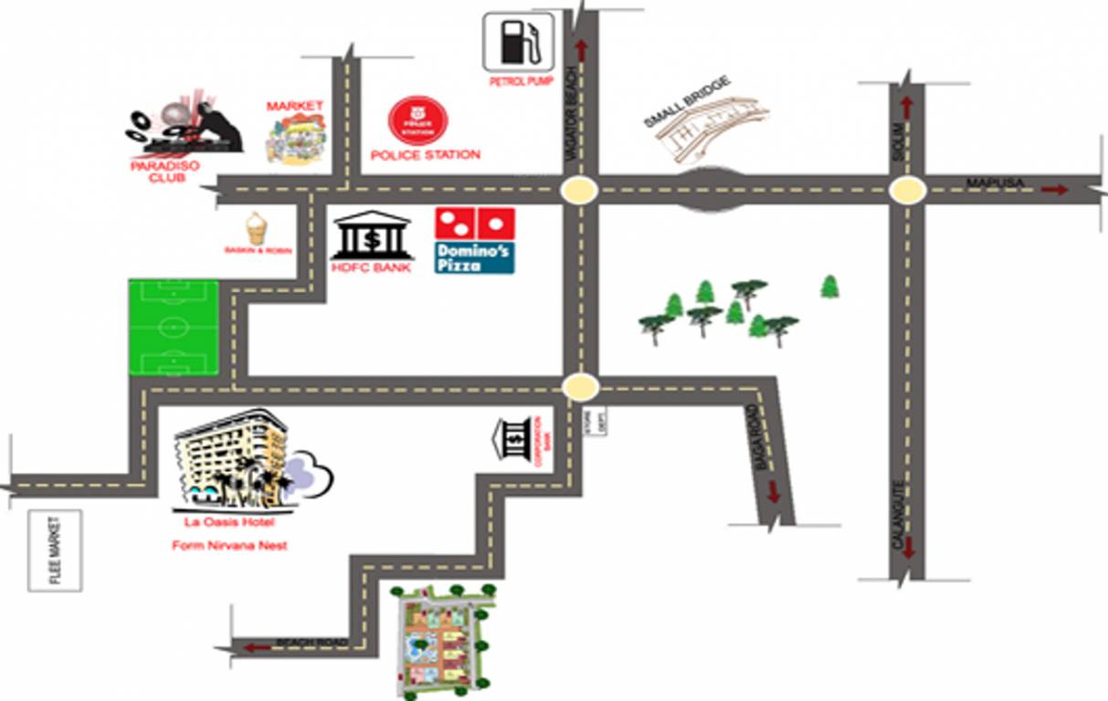 Images for Location Plan of Nirvana Whispering Woods Villas