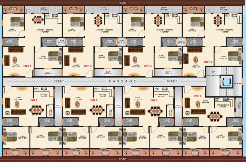  royal-residency Images for Cluster Plan of Calvin Royal Residency