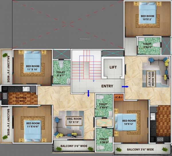 Images for Cluster Plan of  Sri Sai Vatika