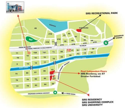 Images for Location Plan of SRS Pearl Floors pearl-floors Images for Location Plan of SRS Pearl Floors