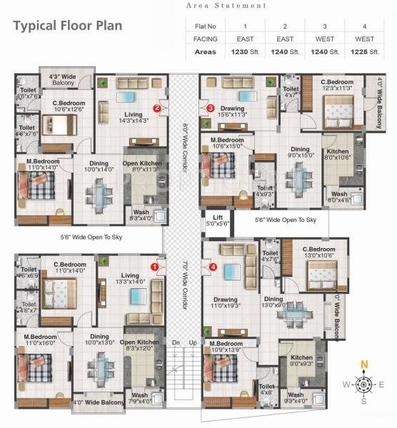 Images for Cluster Plan of Concrete Apple Lilly
