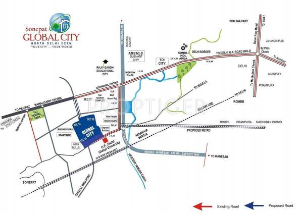 Images for Location Plan of Jindal Contemporary Homes