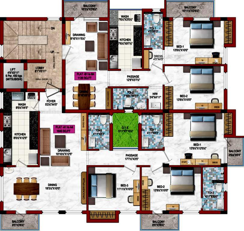 Images for Cluster Plan of Green Valleys Kauvery