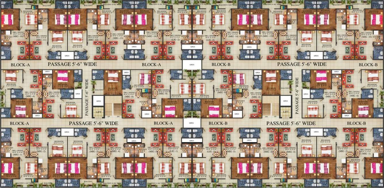 Images for Cluster Plan of Aasra Aditya Apartment Unione Residency