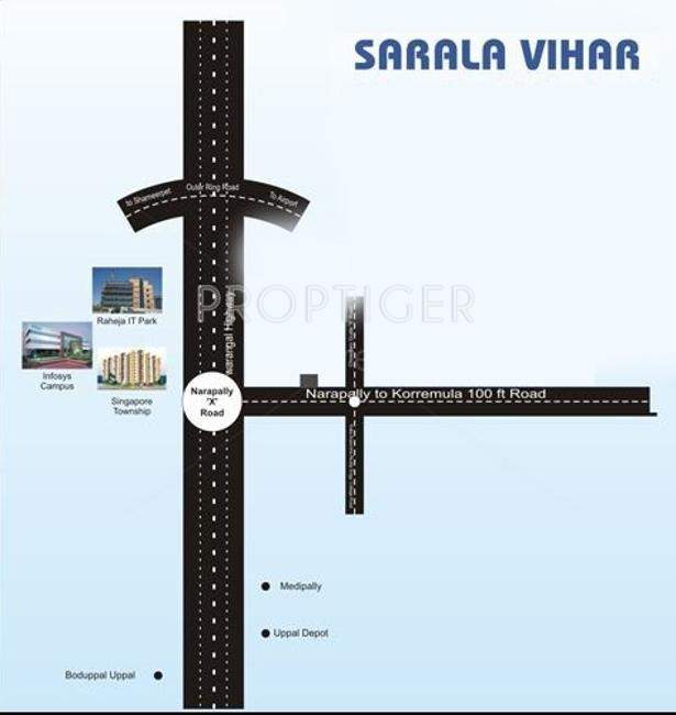 sarala vihar Images for Location Plan of  Sarala Vihar