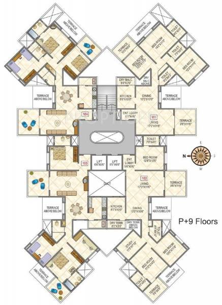 Images for Cluster Plan of Yash Oakwood Hills Images for Cluster Plan of Yash Oakwood Hills