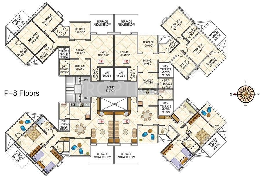 Images for Cluster Plan of Yash Oakwood Hills