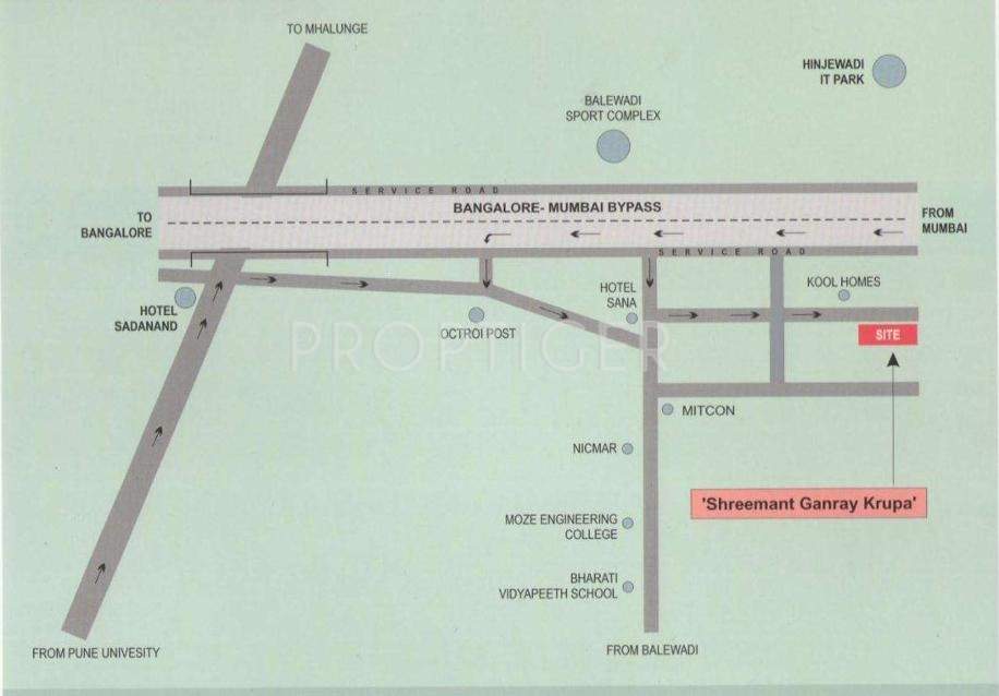 Images for Location Plan of Ganraj Shreemant Ganray Krupa
