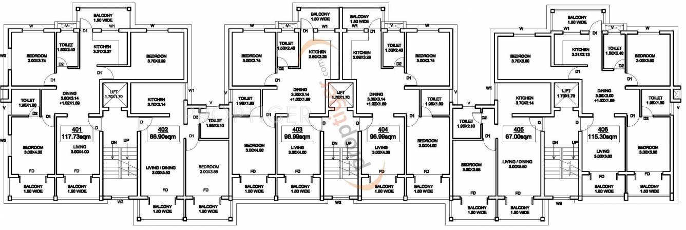 Images for Cluster Plan of B and F Magnolia