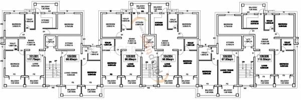Images for Cluster Plan of B and F Magnolia