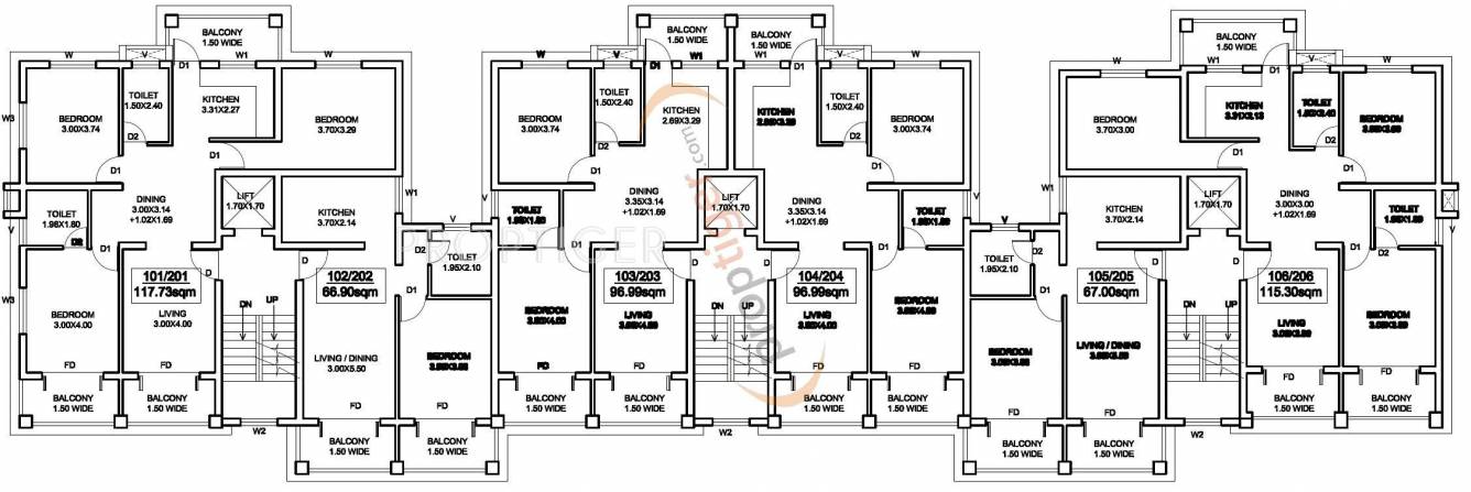 Images for Cluster Plan of B and F Magnolia