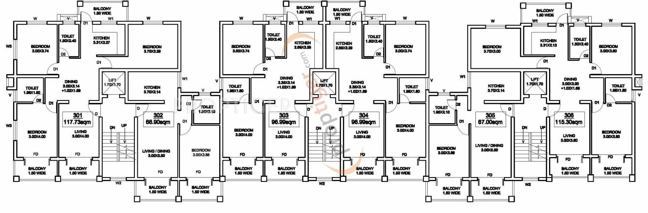 Images for Cluster Plan of B and F Magnolia