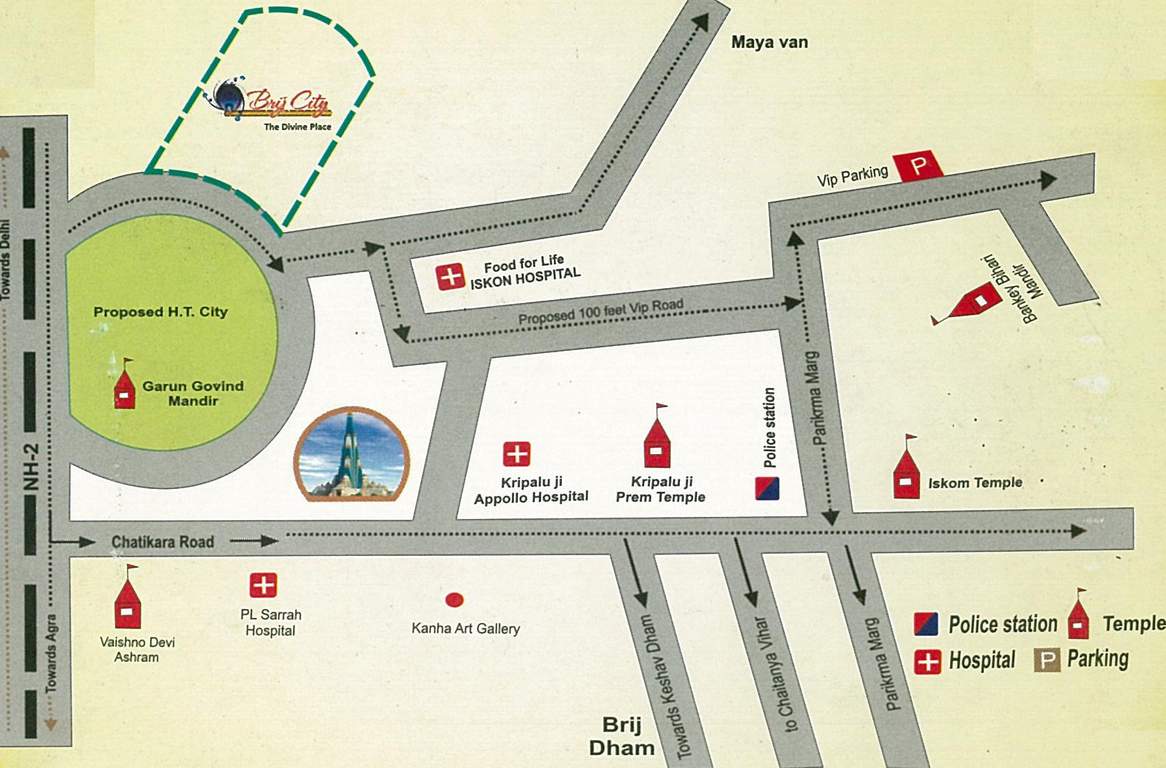 brij city Location Plan