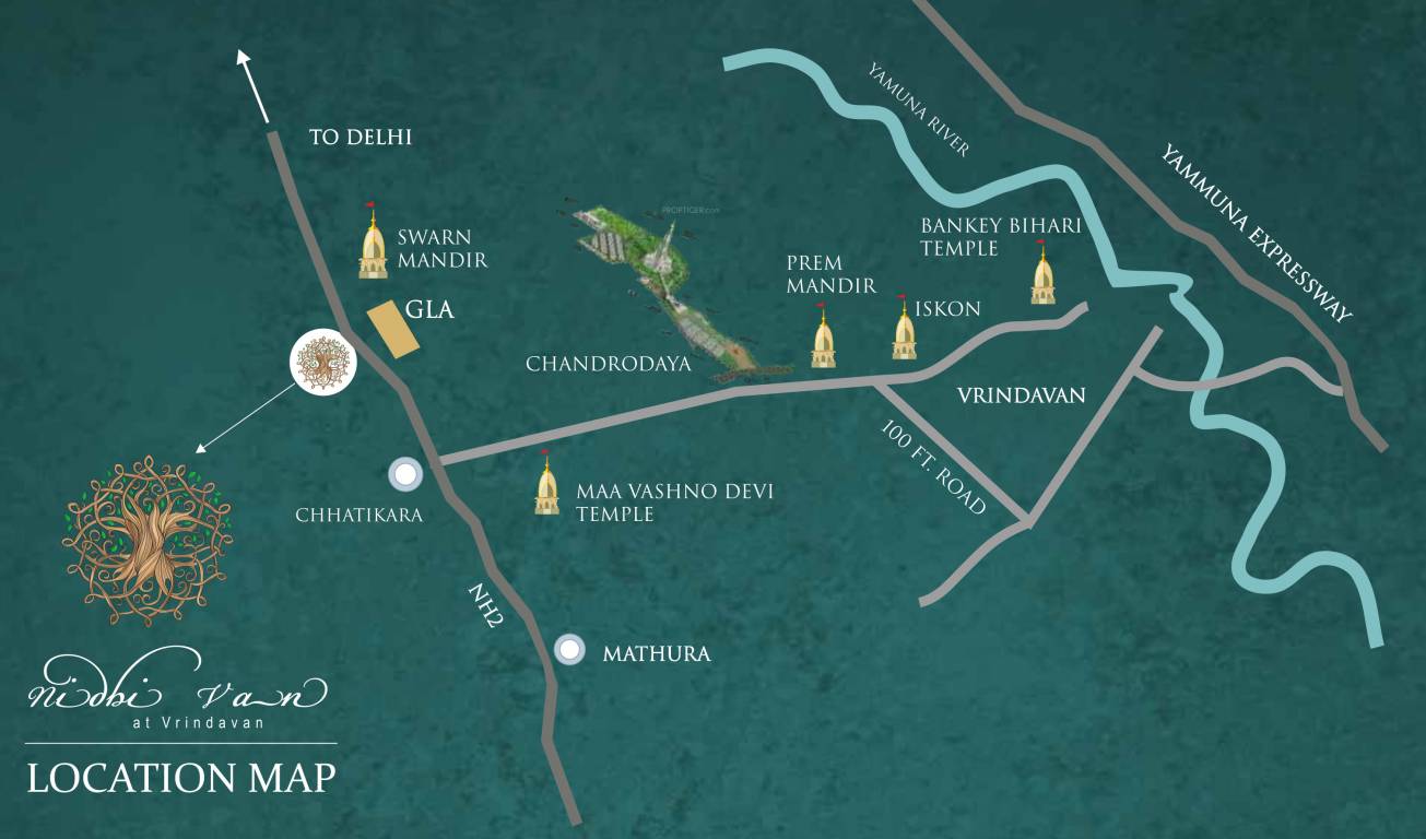 Images for Location Plan of Roots Dwellers Nidhi Van