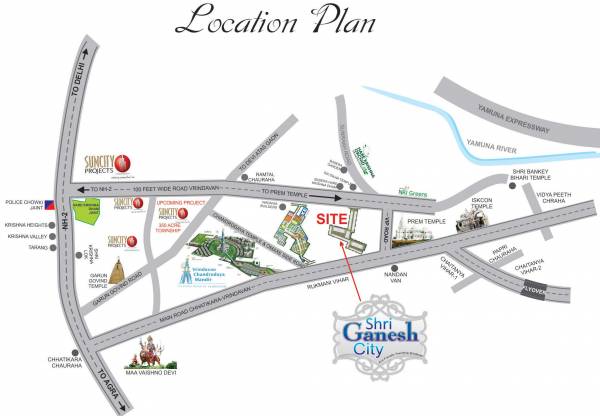 Images for Location Plan of Radhey Shri Ganesh City