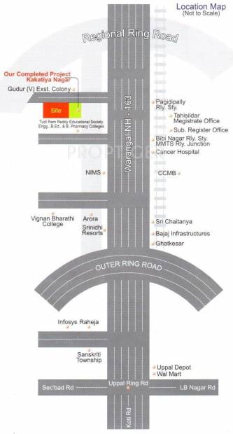 Images for Location Plan of Soukhya Kakatiya Nagar II