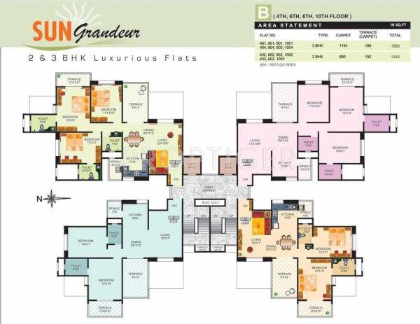 Images for Cluster Plan of Mittal Group Sun Grandeur