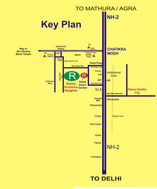 Images for Location Plan of Rama Group Delhi Krishna Heights Apartments