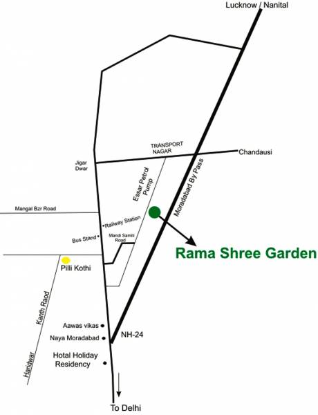 Images for Location Plan of Rama Group Delhi Rama Shree Gardens