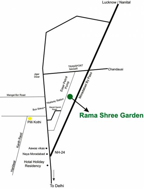 Images for Location Plan of Rama Group Delhi Rama Shree Gardens