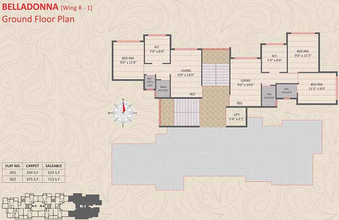  gardens Images for Cluster Plan of Panvelkar Gardens