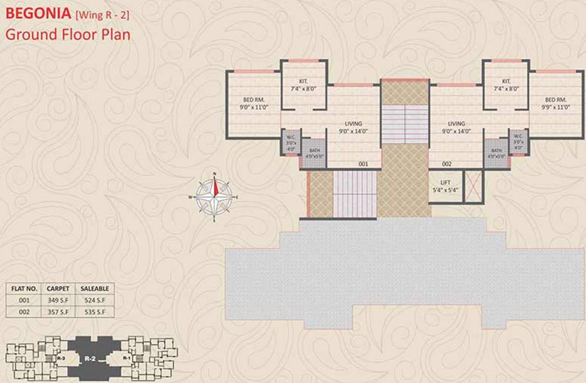  gardens Images for Cluster Plan of Panvelkar Gardens