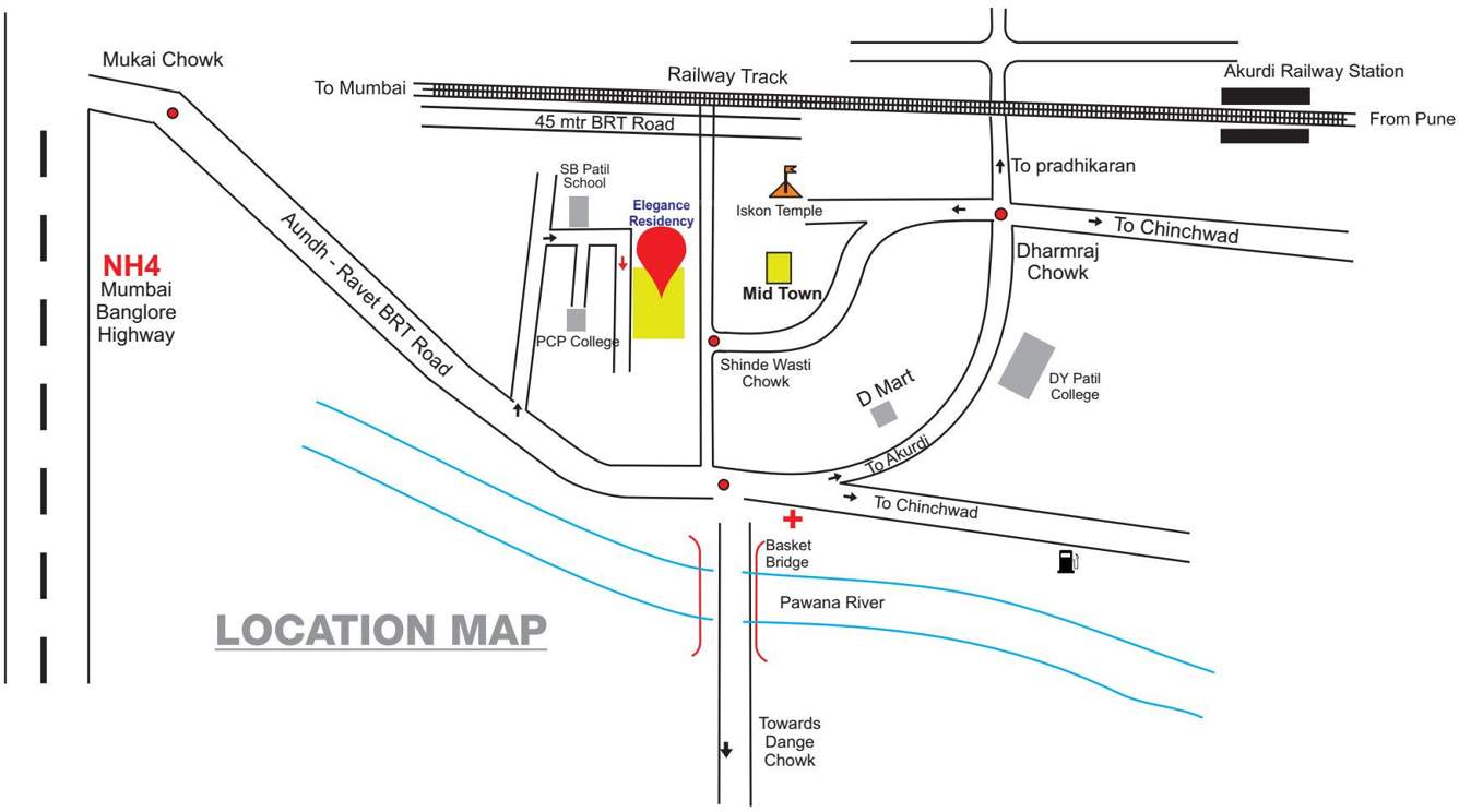 elegance residency Images for Location Plan of Avirat Elegance Residency