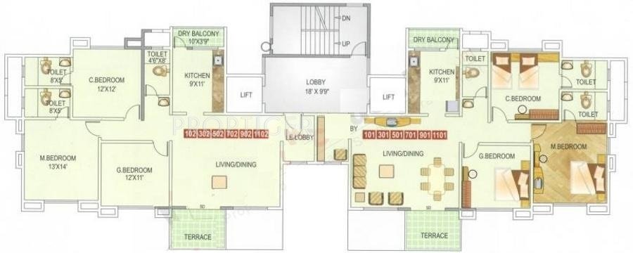 Images for Cluster Plan of Amar Builders Pune Ornate