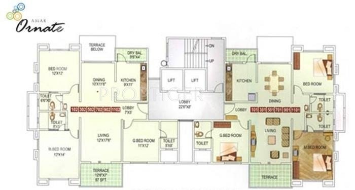 Images for Cluster Plan of Amar Builders Pune Ornate