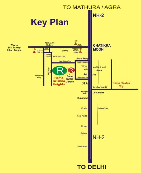  krishna-heights-villa Location Plan