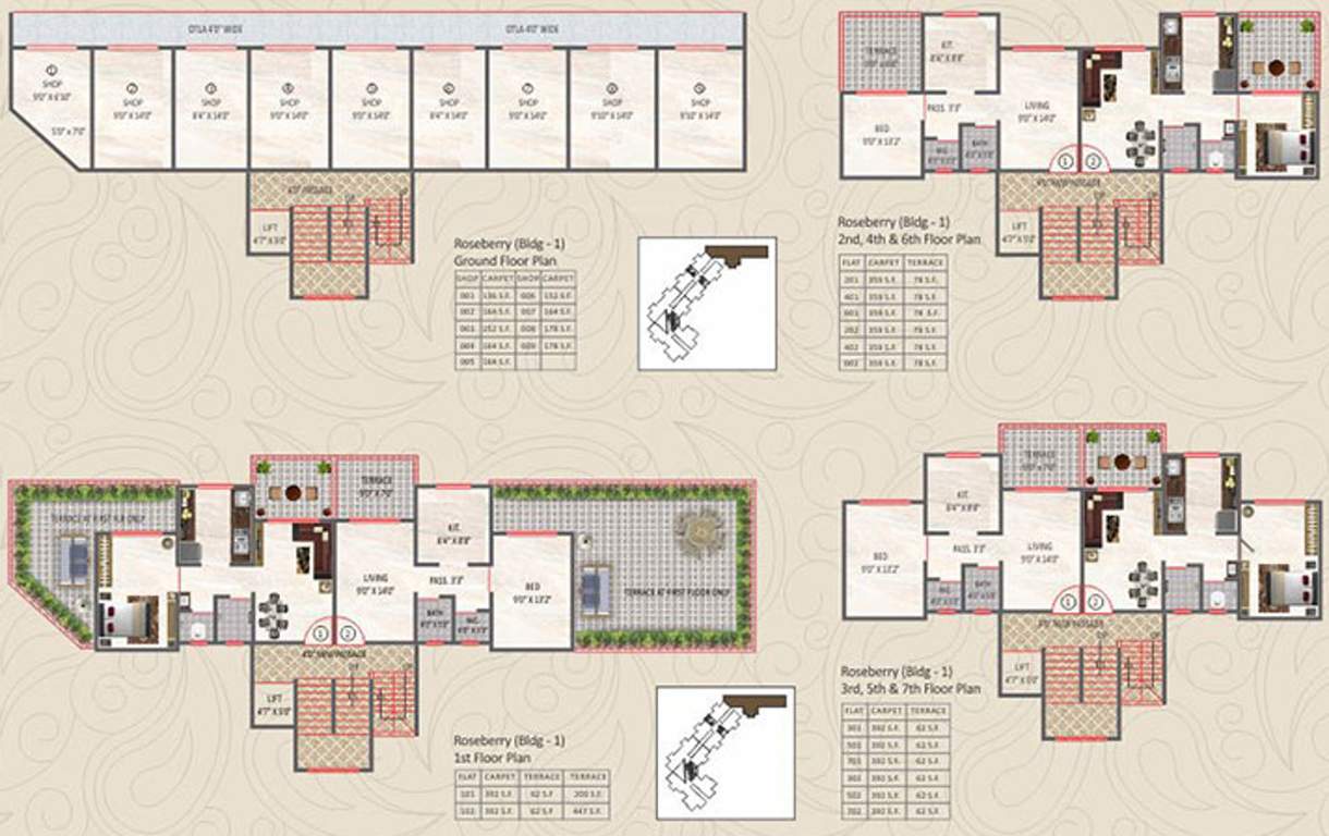prestige Images for Cluster Plan of Panvelkar Prestige