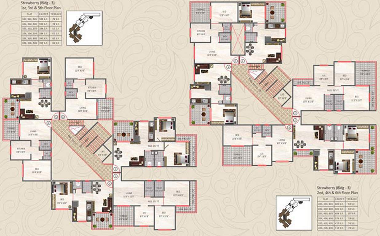 prestige Images for Cluster Plan of Panvelkar Prestige