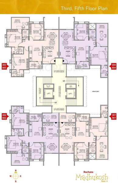 Images for Cluster Plan of Rachana Rachana Madhukosh Wing C Images for Cluster Plan of Rachana Rachana Madhukosh Wing C