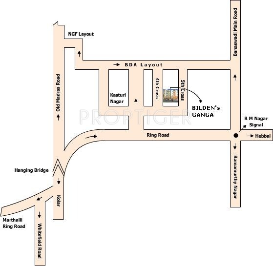 Bilden Properties Ganga Location Plan