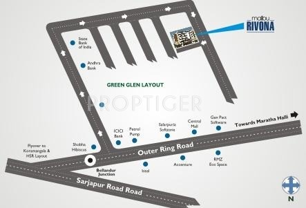 Images for Location Plan of Malibu Projects Rivona