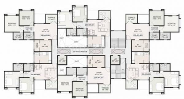Images for Cluster Plan of Rainbow Housing Forest Hills