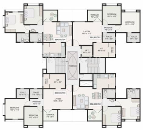 Images for Cluster Plan of Rainbow Housing Forest Hills