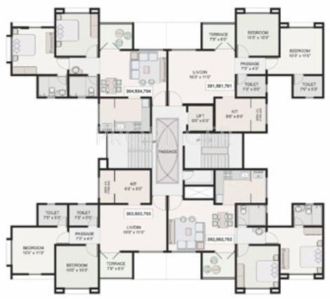 Images for Cluster Plan of Rainbow Housing Forest Hills
