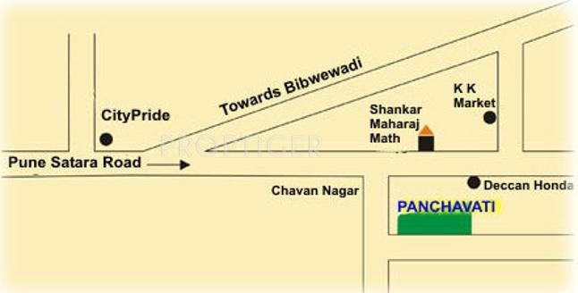 Purple Properties Panchavati Location Plan