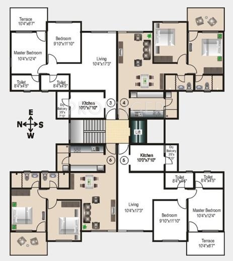 Images for Cluster Plan of Alcon Builders and Promoters Square