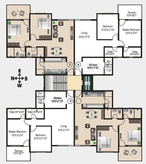 Images for Cluster Plan of Alcon Builders and Promoters Square