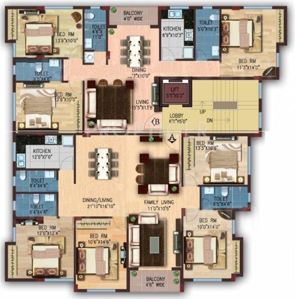 Images for Cluster Plan of Nsi Bally House