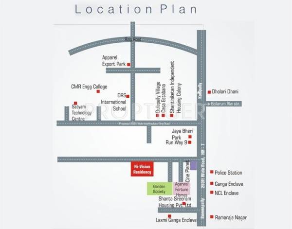 Images for Location Plan of Hivision Residency Images for Location Plan of Hivision Residency