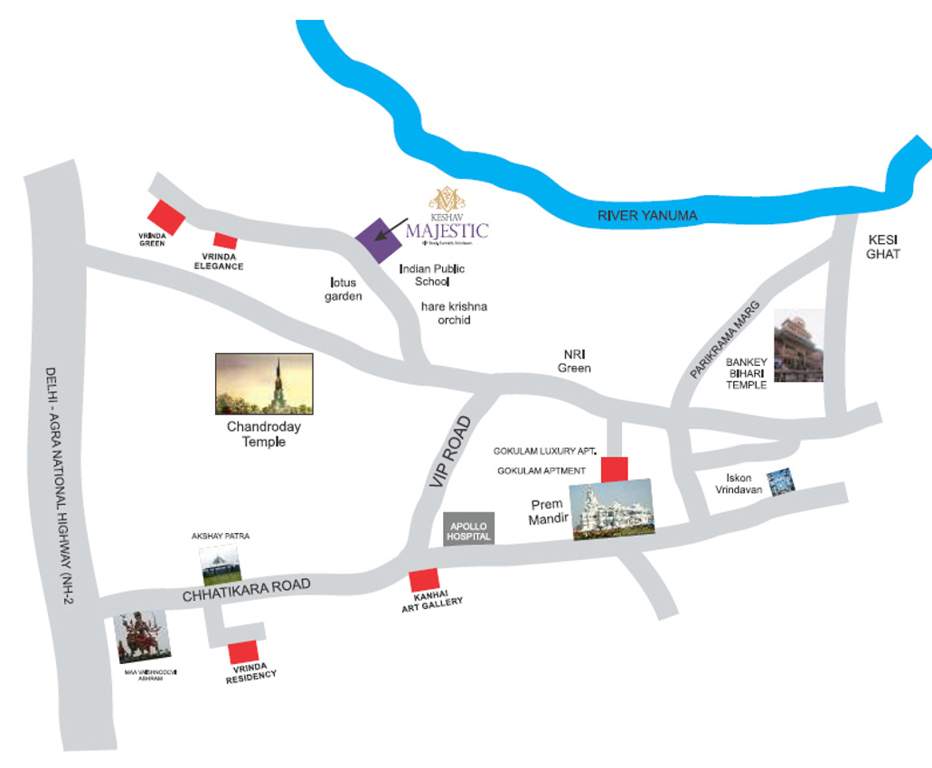 Images for Location Plan of Braj Keshav Majestic Plots