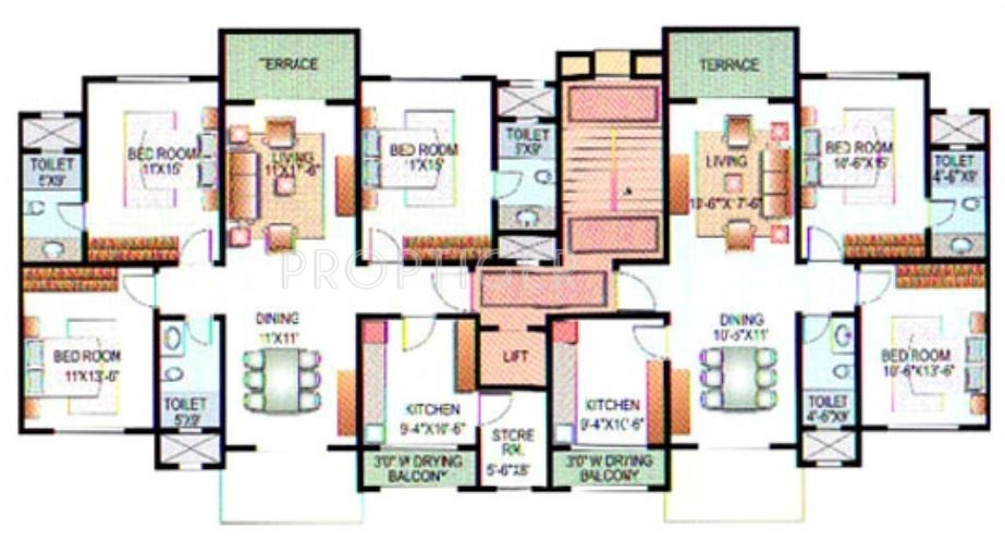 Images for Cluster Plan of Karia Builders Konark Indrayu Enclave I